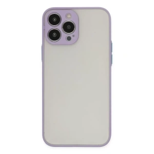 USLUCAN ALIŞVERİŞ Apple iPhone 14 Pro Kılıf Montreal Silikon Kapak - Mor