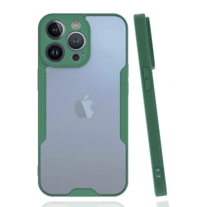 USLUCAN ALIŞVERİŞ Apple iPhone 14 Pro Kılıf Platin Silikon - Yeşil