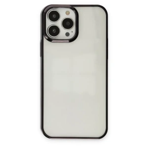 USLUCAN ALIŞVERİŞ Apple iPhone 14 Pro Max Kılıf Element Silikon - Siyah