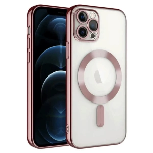 USLUCAN ALIŞVERİŞ Apple iPhone 14 Pro Max Kılıf Kross Magneticsafe Kapak - Rose