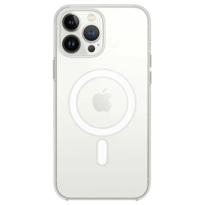 USLUCAN ALIŞVERİŞ Apple iPhone 14 Pro Max Kılıf Magneticsafe Şeffaf Silikon - Şeffaf