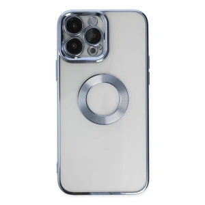 USLUCAN ALIŞVERİŞ Apple iPhone 14 Pro Max Kılıf Slot Silikon - Sierra Blue