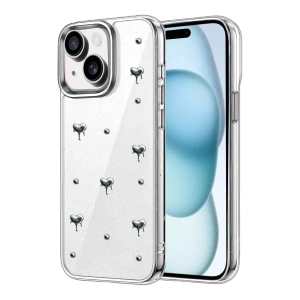 USLUCAN ALIŞVERİŞ Apple iPhone 15 Fiyonk Desenli Kapak - Desen 1