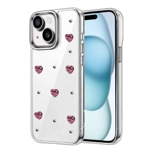 USLUCAN ALIŞVERİŞ Apple iPhone 15 Fiyonk Desenli Kapak - Desen 3