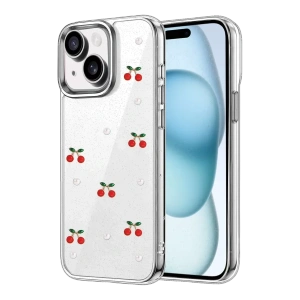USLUCAN ALIŞVERİŞ Apple iPhone 15 Fiyonk Desenli Kapak - Desen 9