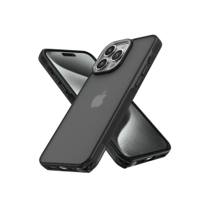 USLUCAN ALIŞVERİŞ Apple iPhone 15 Pro Kılıf Elegant Kapak - Siyah