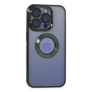 USLUCAN ALIŞVERİŞ Apple iPhone 15 Pro Kılıf Slot Silikon - Köknar Yeşili