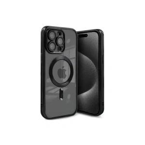 USLUCAN ALIŞVERİŞ Apple iPhone 15 Pro Max Kılıf Kross Magneticsafe Kapak - Siyah