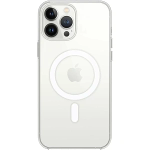 USLUCAN ALIŞVERİŞ Apple iPhone 15 Pro Max Kılıf Magneticsafe Şeffaf Silikon - Şeffaf