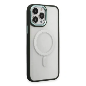 USLUCAN ALIŞVERİŞ Apple iPhone 15 Pro Max Kılıf Room Magneticsafe Silikon - Köknar Yeşili