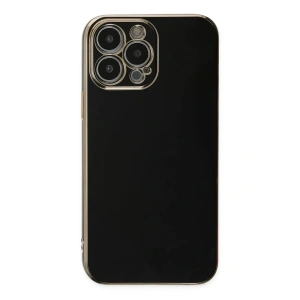 USLUCAN ALIŞVERİŞ Apple iPhone 15 Pro Max Kılıf Volet Silikon - Siyah