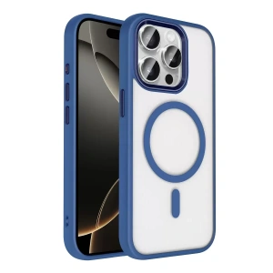 USLUCAN ALIŞVERİŞ Apple iPhone 15 Pro Max Terea Magsafe Kapak - Lacivert