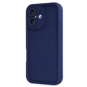 USLUCAN ALIŞVERİŞ Apple iPhone 16 Kılıf Viera Silikon - Lacivert