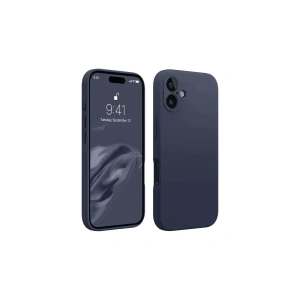 USLUCAN ALIŞVERİŞ Apple iPhone 16 Plus Kılıf First Silikon - Lacivert