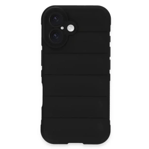 USLUCAN ALIŞVERİŞ Apple iPhone 16 Plus Kılıf Optimum Silikon - Siyah