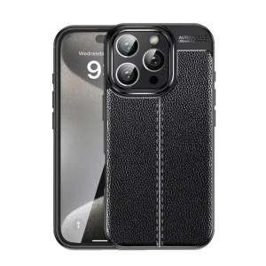 USLUCAN ALIŞVERİŞ Apple iPhone 16 Pro Kılıf Auto Focus Kapak - Siyah