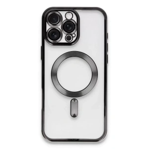 USLUCAN ALIŞVERİŞ Apple iPhone 16 Pro Kılıf Kross Magneticsafe Kapak - Siyah