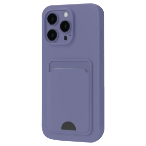 USLUCAN ALIŞVERİŞ Apple iPhone 16 Pro Max Kılıf Kelvin Kartvizitli Silikon - Lila