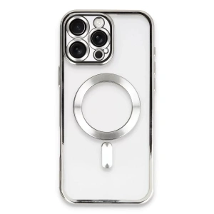 USLUCAN ALIŞVERİŞ Apple iPhone 16 Pro Max Kılıf Kross Magneticsafe Kapak - Gümüş