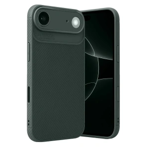 USLUCAN ALIŞVERİŞ Apple iPhone 17 Air Auto Focus Karbon Kapak - Koyu Yeşil