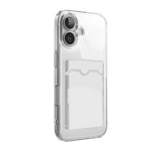 USLUCAN ALIŞVERİŞ Apple iPhone 17 Kart Şeffaf Silikon - Şeffaf