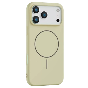 USLUCAN ALIŞVERİŞ Apple iPhone 17 Pro Jully Magsafe Kapak - Bej