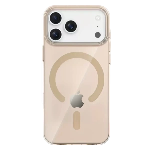 USLUCAN ALIŞVERİŞ Apple iPhone 17 Pro Max PC Blank Magsafe Kapak - Çöl Titanyum