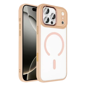USLUCAN ALIŞVERİŞ Apple iPhone 17 Pro Max Terea Magsafe Kapak - Pembe