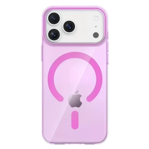 USLUCAN ALIŞVERİŞ Apple iPhone 17 Pro PC Blank Magsafe Kapak - Pembe