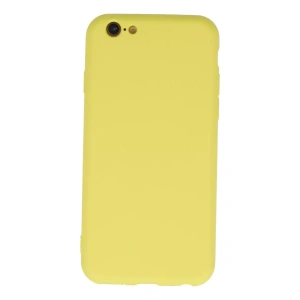 USLUCAN ALIŞVERİŞ Apple iPhone 6 Plus Kılıf Nano içi Kadife Silikon - Sarı