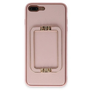 USLUCAN ALIŞVERİŞ Apple iPhone 7 Plus Kılıf Coco Elit Kapak - Pembe