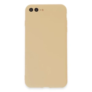 USLUCAN ALIŞVERİŞ Apple iPhone 7 Plus Kılıf First Silikon - Gold