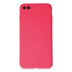 USLUCAN ALIŞVERİŞ Apple iPhone 7 Plus Kılıf First Silikon - Pembe