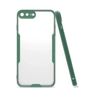 USLUCAN ALIŞVERİŞ Apple iPhone 7 Plus Kılıf Platin Silikon - Yeşil