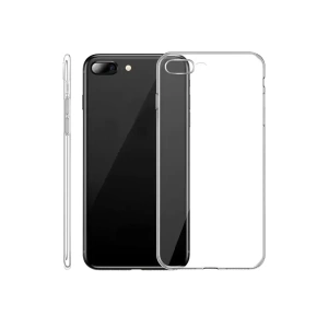 USLUCAN ALIŞVERİŞ Apple iPhone 8 Plus Kılıf Lüx Şeffaf Silikon