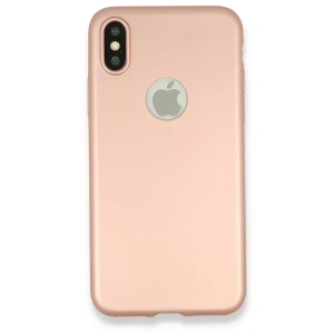 USLUCAN ALIŞVERİŞ Apple iPhone X Kılıf First Silikon - Rose Gold