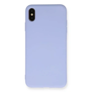 USLUCAN ALIŞVERİŞ Apple iPhone X Kılıf Nano içi Kadife Silikon - Lila