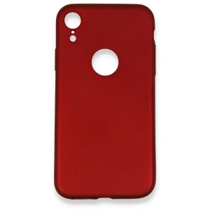 USLUCAN ALIŞVERİŞ Apple iPhone XR Kılıf First Silikon - Bordo