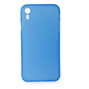 USLUCAN ALIŞVERİŞ Apple iPhone XR Kılıf PP Ultra İnce Kapak - Mavi