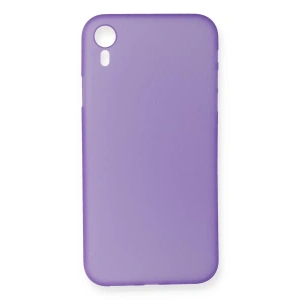 USLUCAN ALIŞVERİŞ Apple iPhone XR Kılıf PP Ultra İnce Kapak - Mor