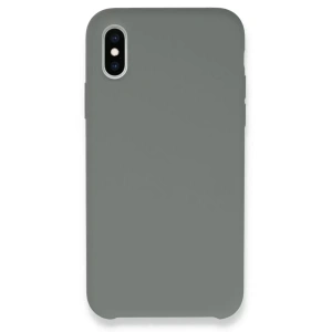USLUCAN ALIŞVERİŞ Apple iPhone XS Max Kılıf Lansman Legant Silikon - Gri