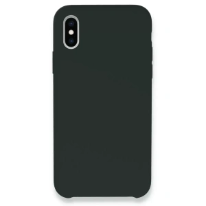 USLUCAN ALIŞVERİŞ Apple iPhone XS Max Kılıf Lansman Legant Silikon - Koyu Yeşil