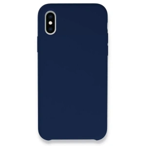 USLUCAN ALIŞVERİŞ Apple iPhone XS Max Kılıf Lansman Legant Silikon - Lacivert