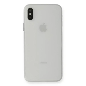 USLUCAN ALIŞVERİŞ Apple iPhone XS Max Kılıf PP Ultra İnce Kapak - Beyaz