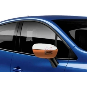 USLUCAN ALIŞVERİŞ Araç Ayna Kılıfı 2 Adet - Baby On Board