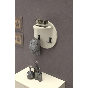 USLUCAN ALIŞVERİŞ Askılık Duvar Elbise Askılığı Portmanto Üstü Krem