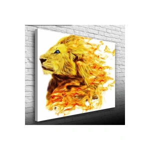 USLUCAN ALIŞVERİŞ Aslan Kral Canvas Tablo (50x70)