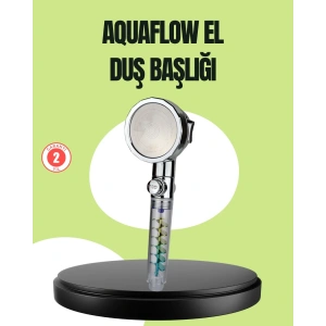 USLUCAN ALIŞVERİŞ Basınçlı El Duşu Başlığı – Döner Pervaneli, Göz Kamaştıran Yağmur Etkisi