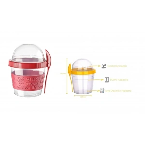 USLUCAN ALIŞVERİŞ Bebek Mama Saklama Kabı 500ML