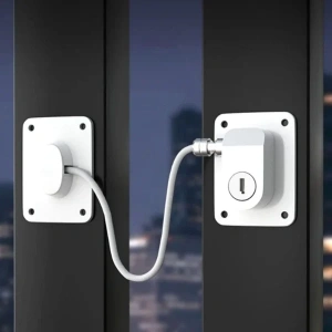 USLUCAN ALIŞVERİŞ Beyaz Plaka Halatlı Emniyet Kilidi